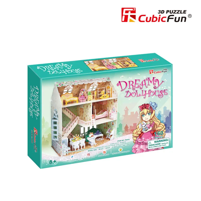 Puzzle 3D - Maison de Poupées de rêve - Difficulté : 4/8