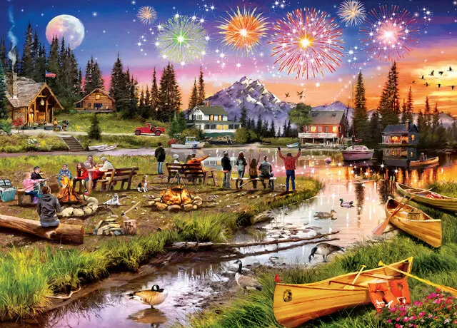 Feux d'Artifice à la Montagne