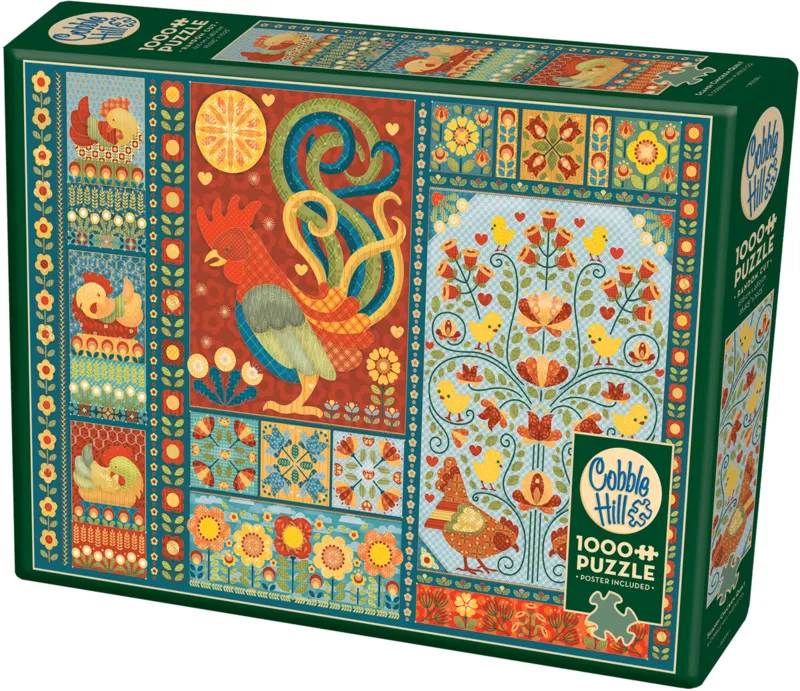 Scandi Chicken Quilt