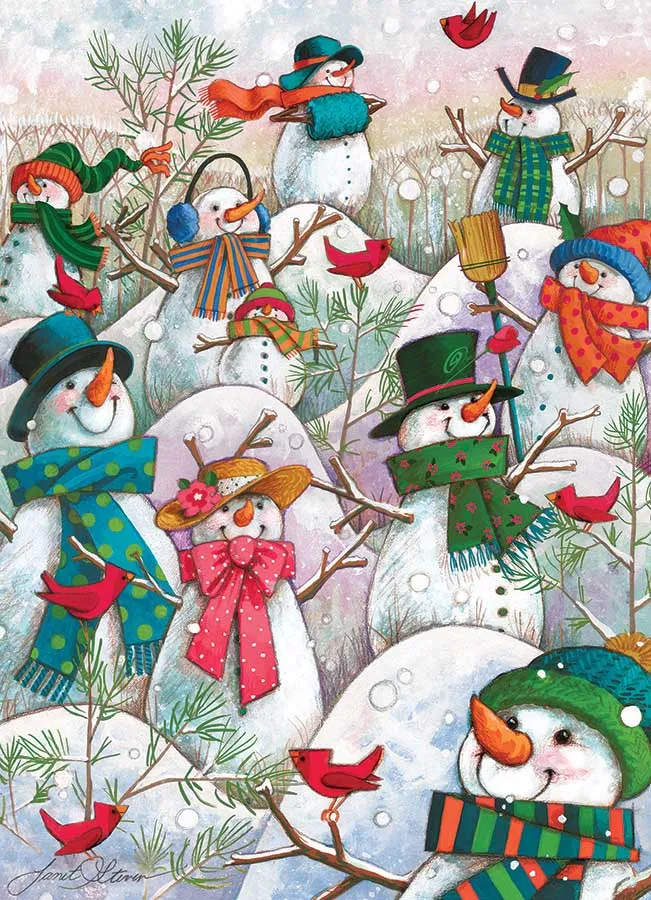 Pièces XXL - Hill of a Lot of Snowmen