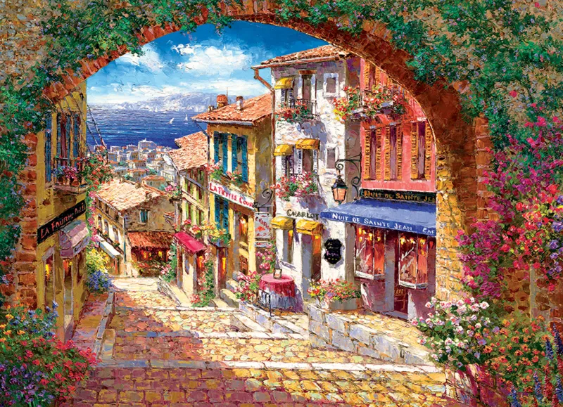 Vue à Cagnes