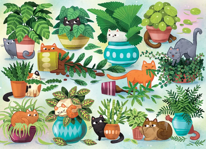 Pièces XXL - Chats vs Plantes - Random Cut