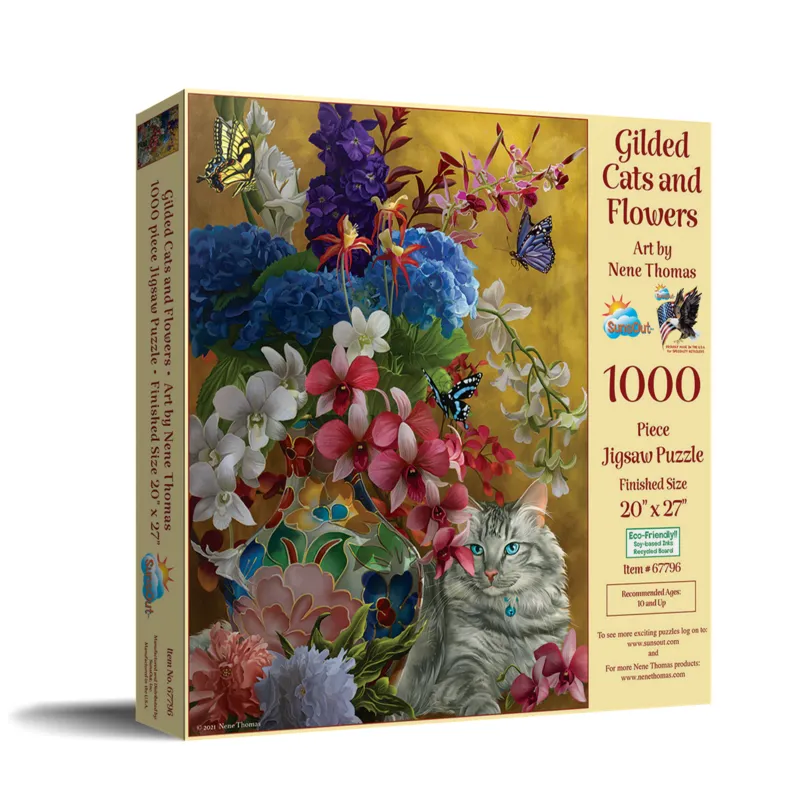 Nene Thomas - Gilded Cats and Flowers