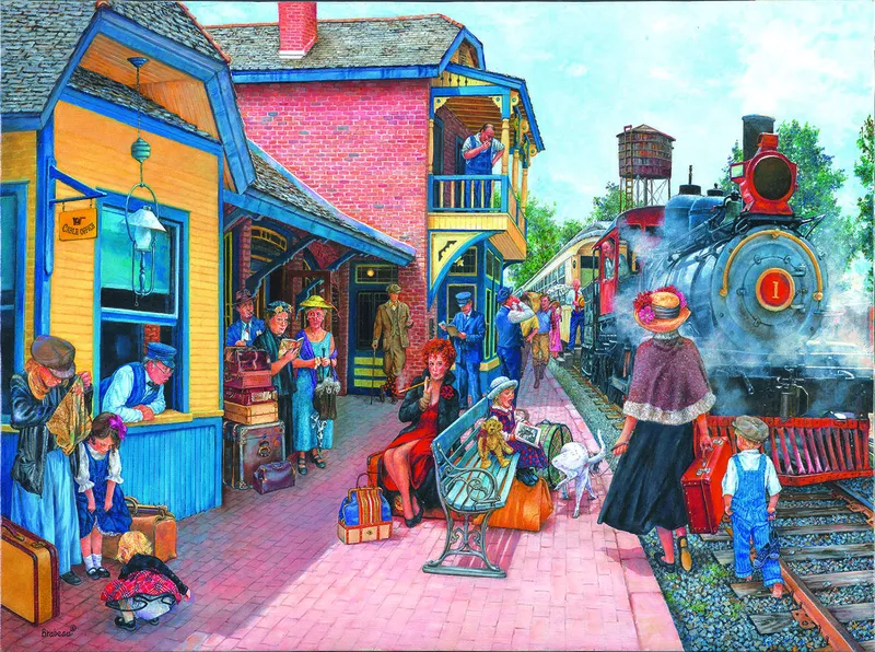 L'attente à la Gare