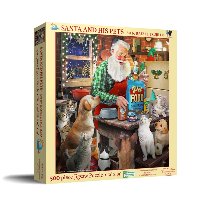 Pièces XXL - Le Père Noël et ses Animaux