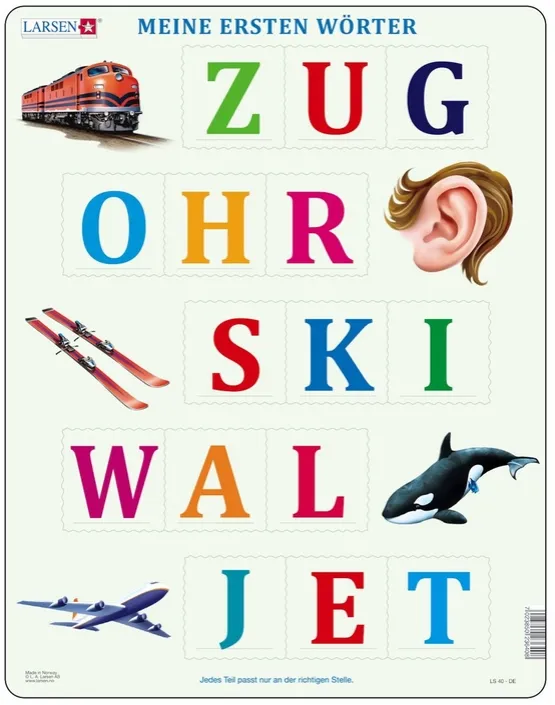 Puzzle Cadre - Apprendre à épeler (en Allemand)