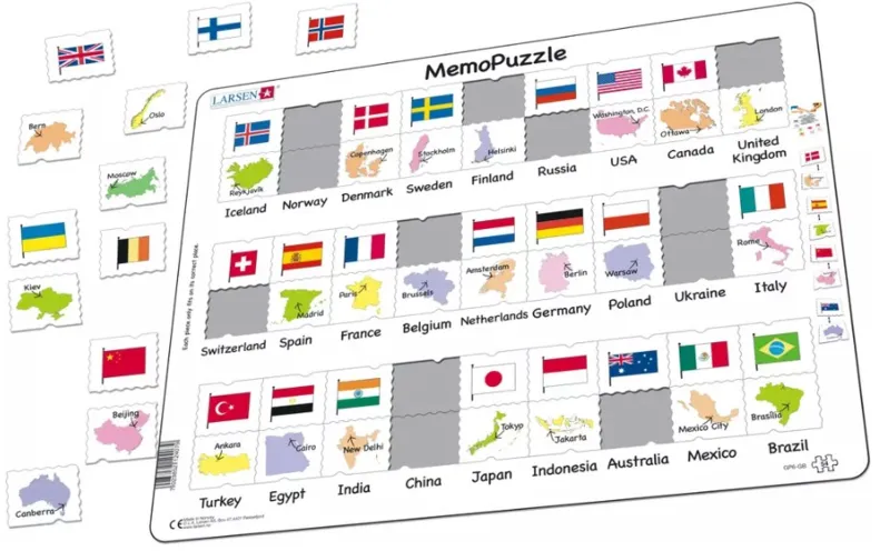 Puzzle Cadre - MemoPuzzle (en Norvégien)