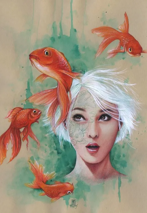 Misstigri - La Demoiselle aux Poissons