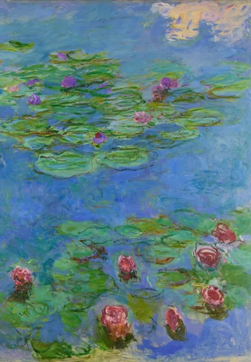 Claude Monet - Water Lilies (detail), 1914-1917