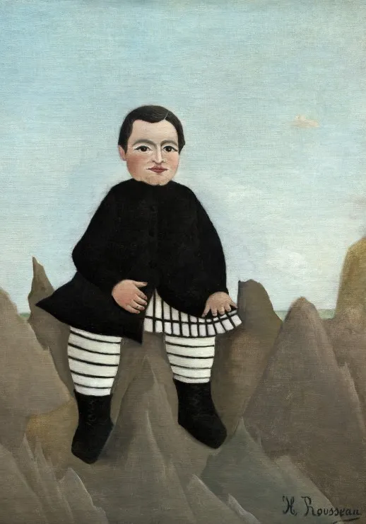 Henri Rousseau : Garçon sur un Rocher, 1895/1897