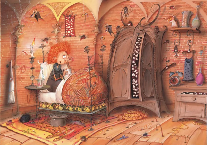 François Ruyer - Sorcière au Lit
