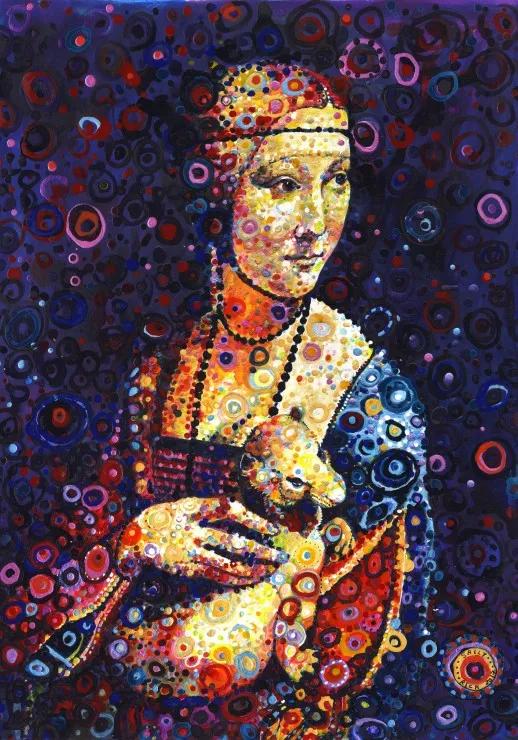 Leonardo da Vinci: Lady with an Ermine, by Sally Rich