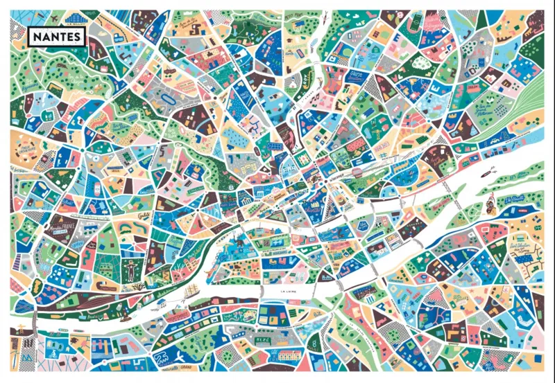 Carte de Nantes