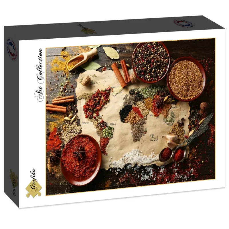 Carte du Monde en Epices
