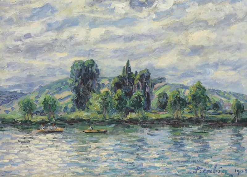 Francis Picabia - Bords de l'Yonne, Effet de Soleil, 1906
