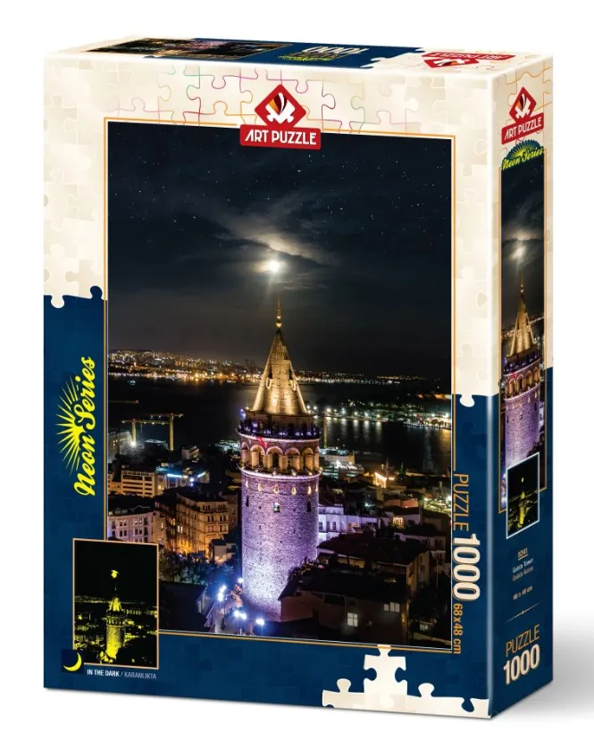 Neon Puzzle - Tour de Galata