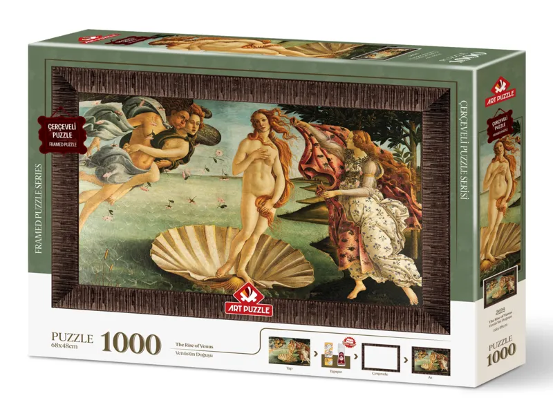 Coffret Puzzle, Cadre et Colle - L'Ascension de Vénus, Sandro Botticelli