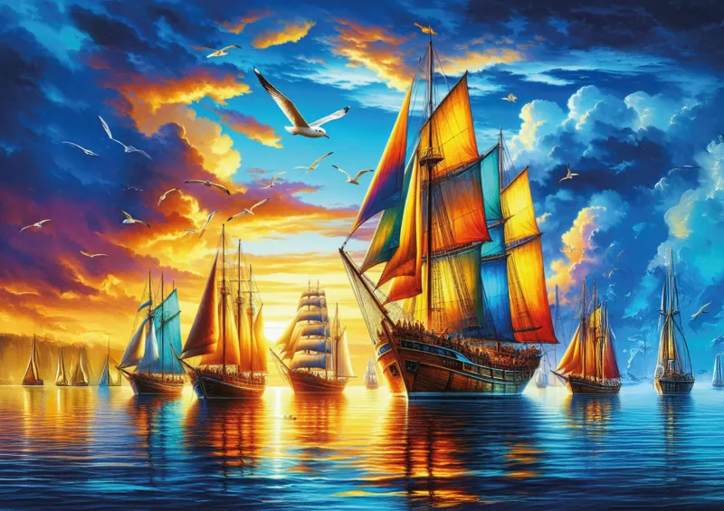 Le Port des Voiles Colorées