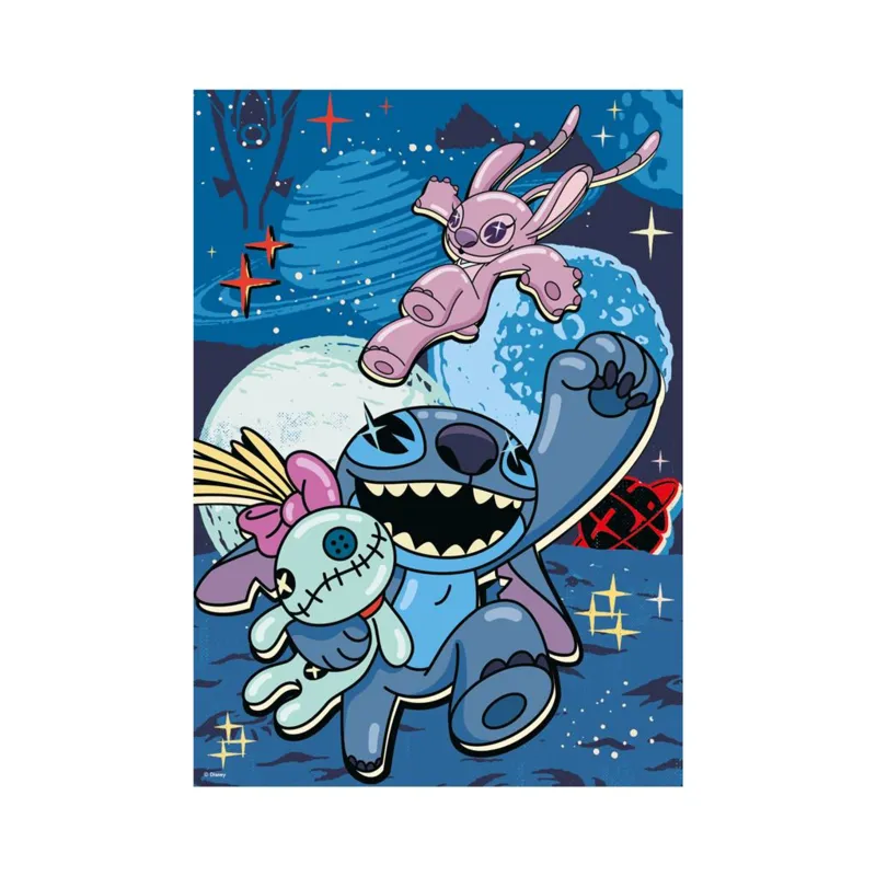 Pièces XXL - Stitch - Puzzle Neon