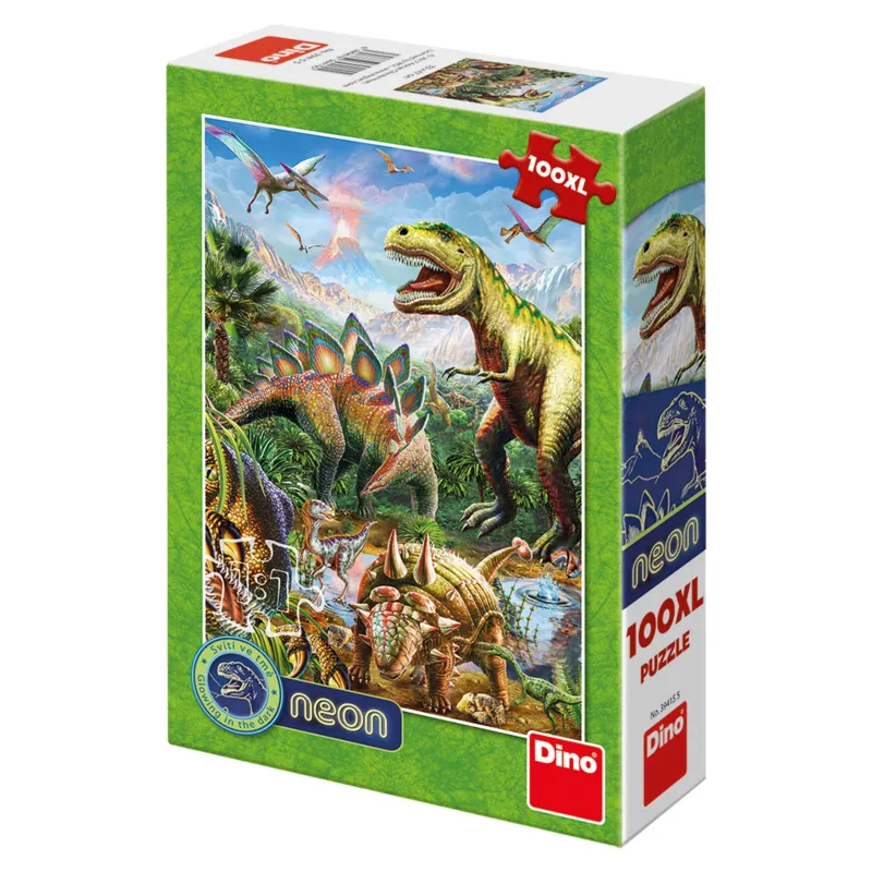 Puzzle Néon - Dinosaures