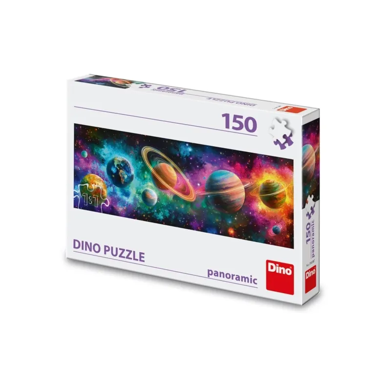 Puzzle Panoramique - Planètes Colorées