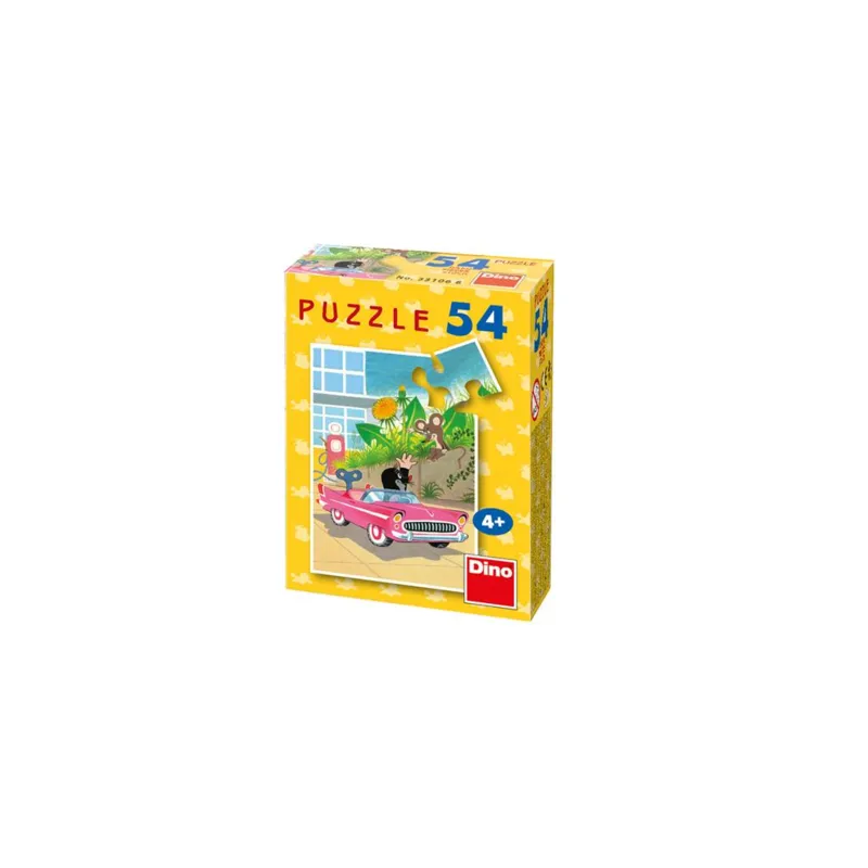 Mini Puzzle - La Petite Taupe : Voiture Rose