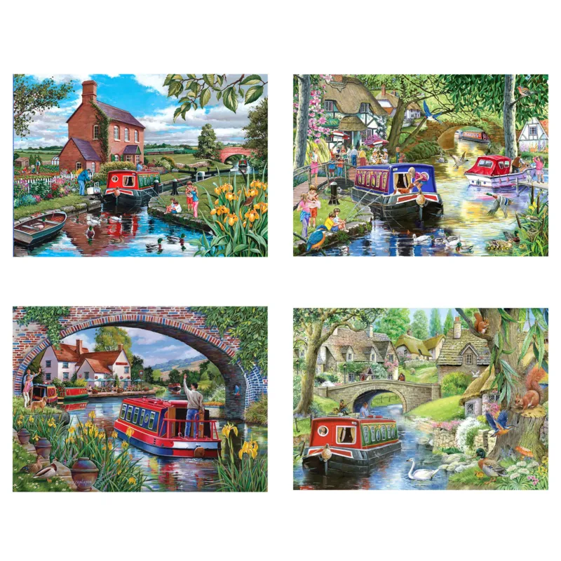 4 Puzzles - Croiser les Canaux