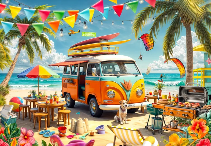 Camping-Car à la Plage