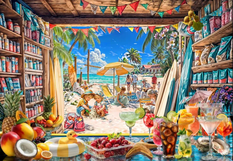 Vue sur la Plage