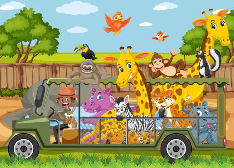 Les Animaux du Zoo