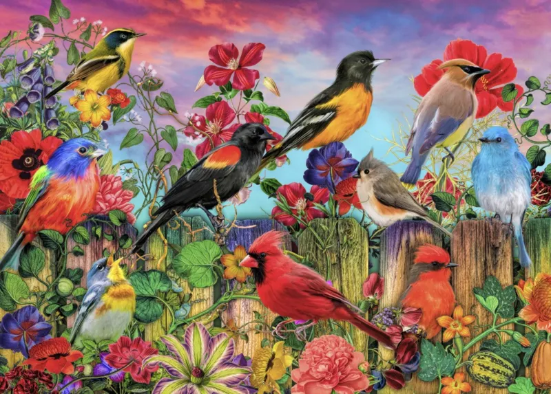 Birds and Blooms Garden
