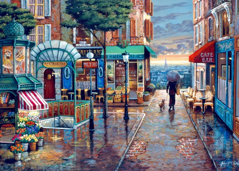 Rainy Day Stroll