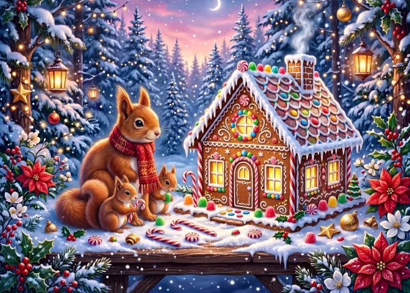 Noël Gourmand pour les Ecureuils