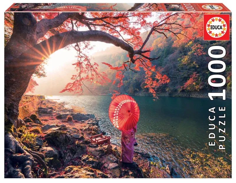 Sunrise in Katsura River, Japan