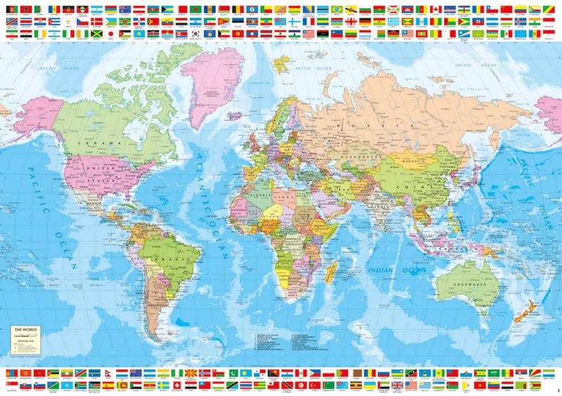 Carte du monde politique