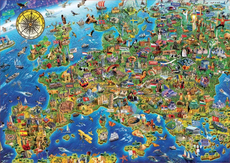 Carte de l'Europe