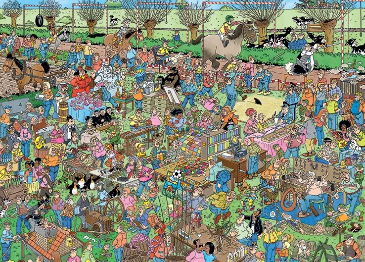 JVH LE MARCHÉ ARTISANAL (1000 PIÈCES) - Jumbo, les puzzles holl…