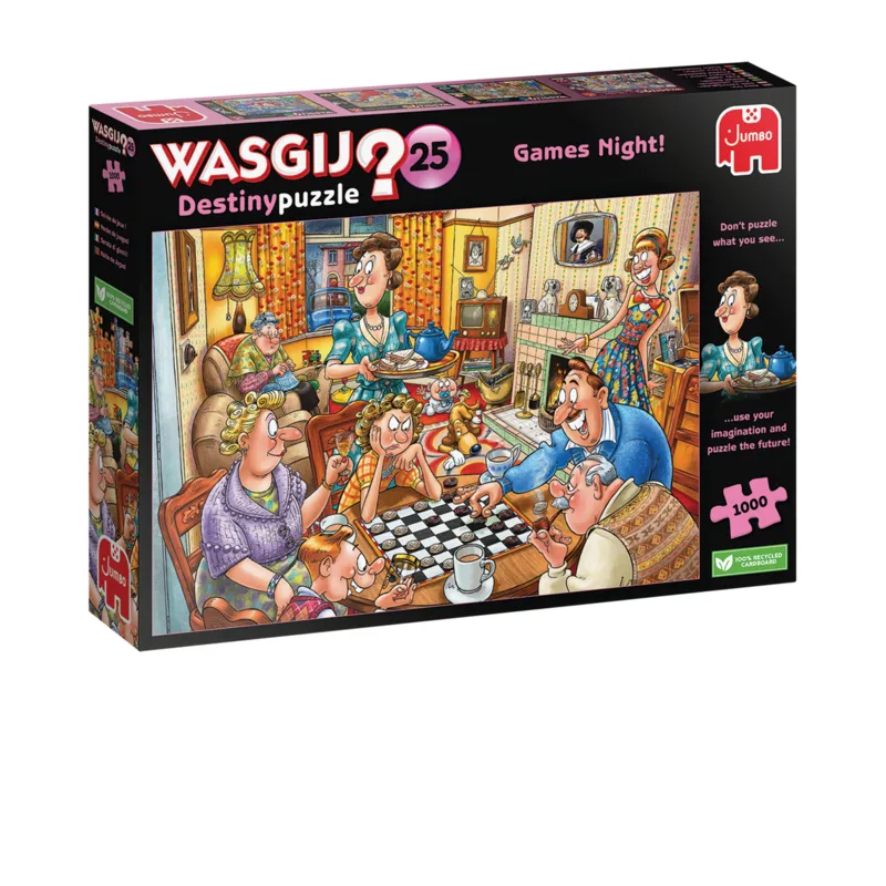 WASGIJ DESTINY 25 - SOIRÉE DE JEUX ! (1000 PIECES)