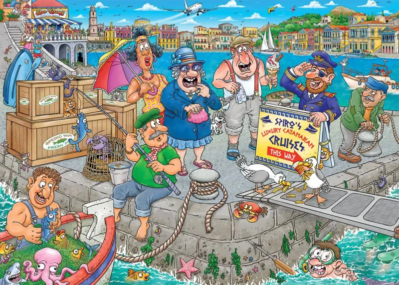 Wasgij Original 47 - Le Radeau à la Dérive !