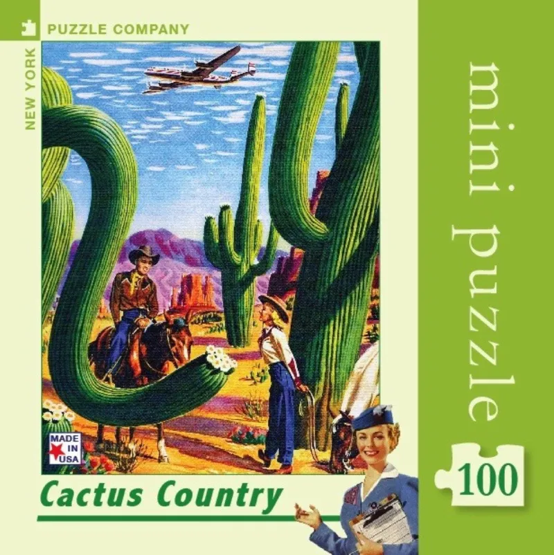Cactus Country - American Airlines Poster Mini