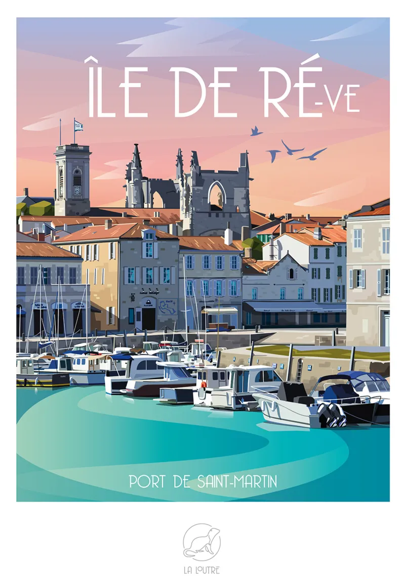 ÎLE DE Ré-ve - Port de SAINT-MARTIN