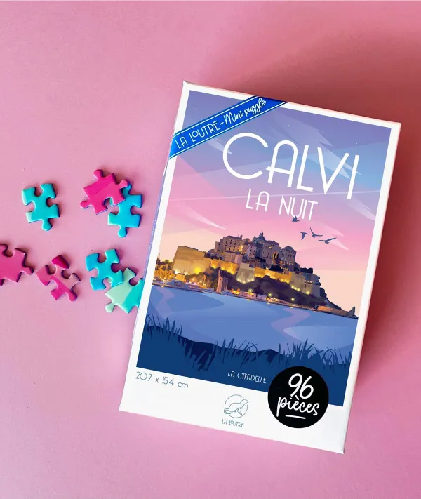 Mini Puzzle - Calvi La Nuit - La Citadelle