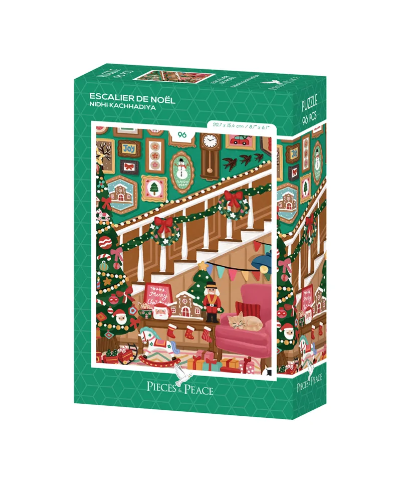 Mini Puzzle - Escalier de Noël