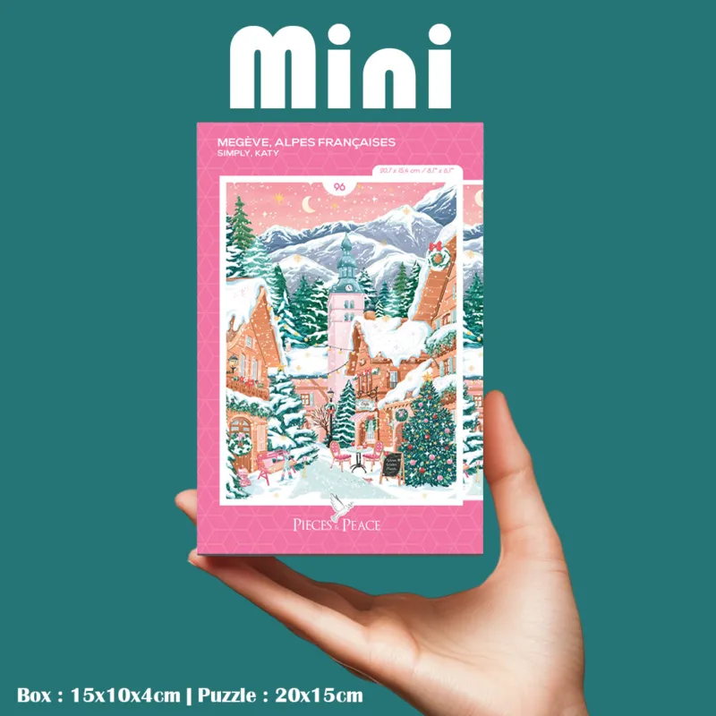 Mini Puzzle - Megève, Alpes Françaises