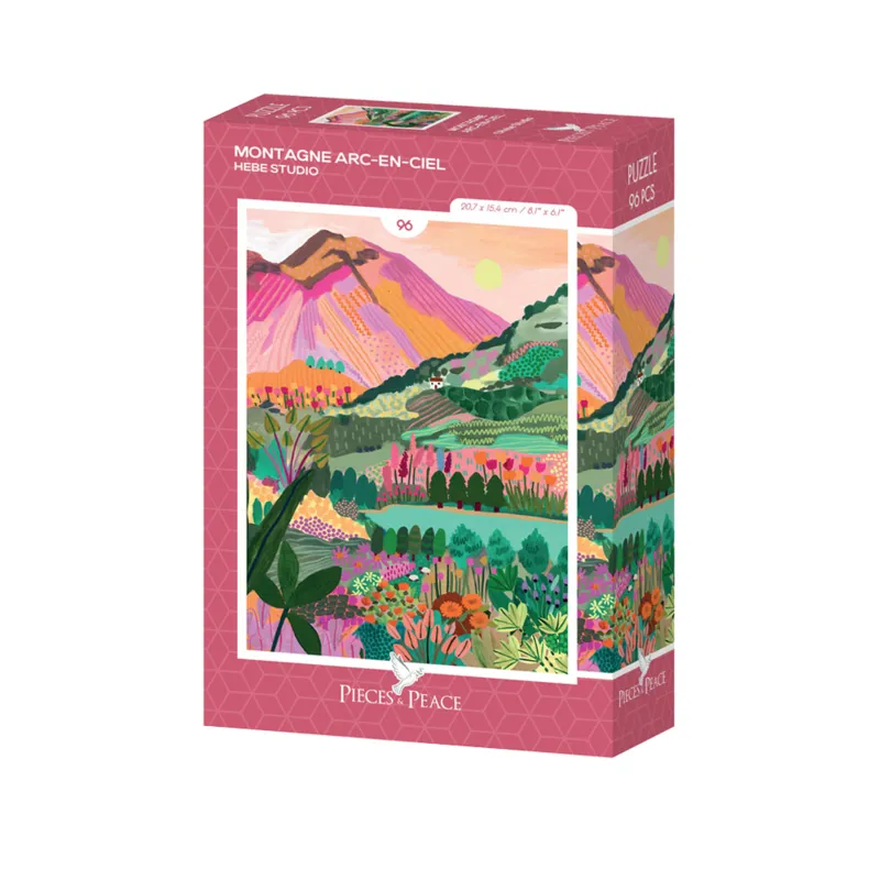 Mini Puzzle - Rainbow Mountain