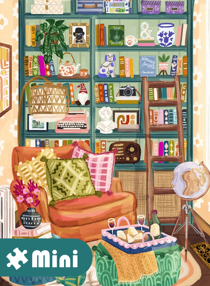 Mini Puzzle - Reading Cozy Spot