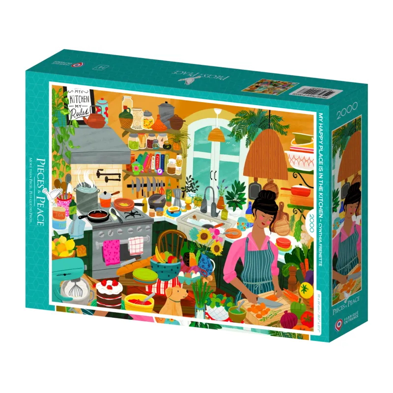 Mon bonheur est dans la cuisine