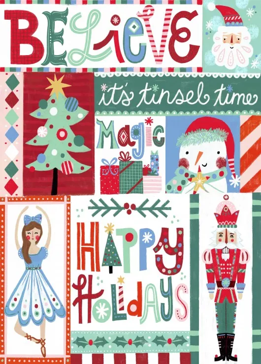 Collage de Noël