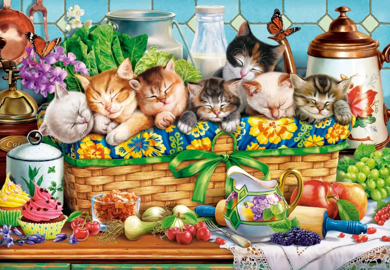 Chatons qui Font la Sieste