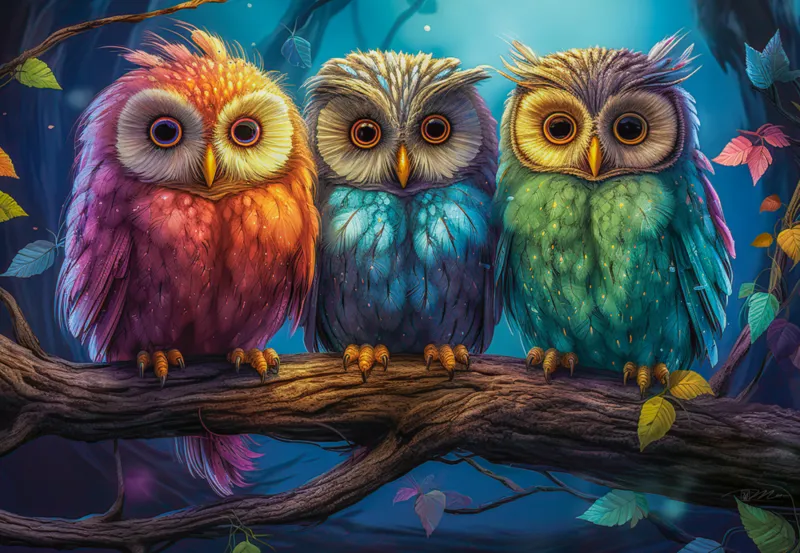 Trois Petits Hiboux